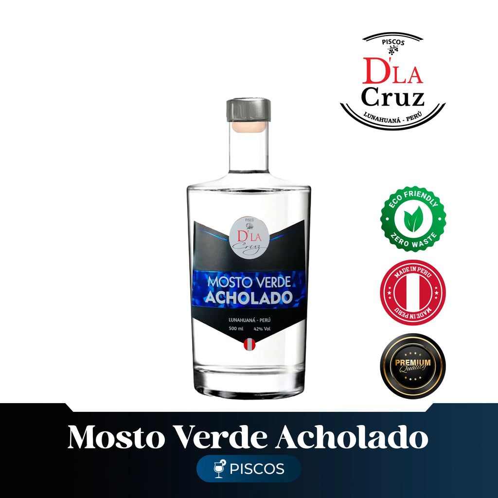 Pisco Mosto Verde Acholado 500ml