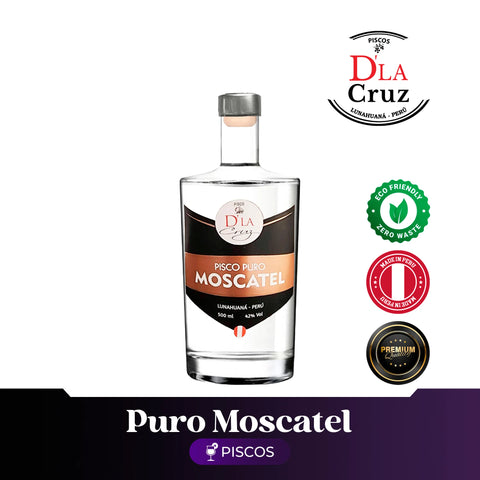 Pisco Puro Moscatel 500ml