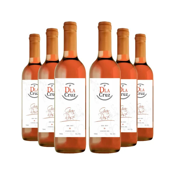 Sixpack de vino rosé