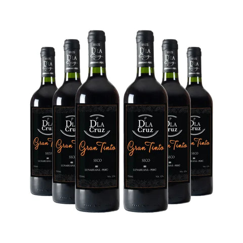 Sixpack de vino tinto